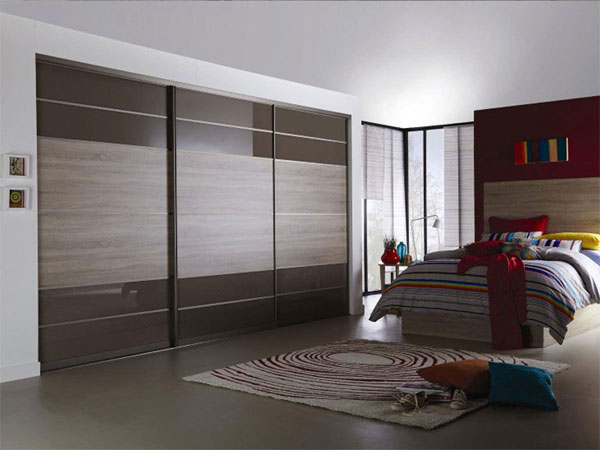 Фото встроенный прямой шкаф-купе РосМебель 105